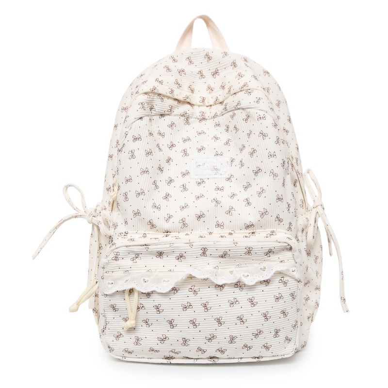Winter Corduroy Backpack Bow-p - Women'S Young Bags 评论和价格