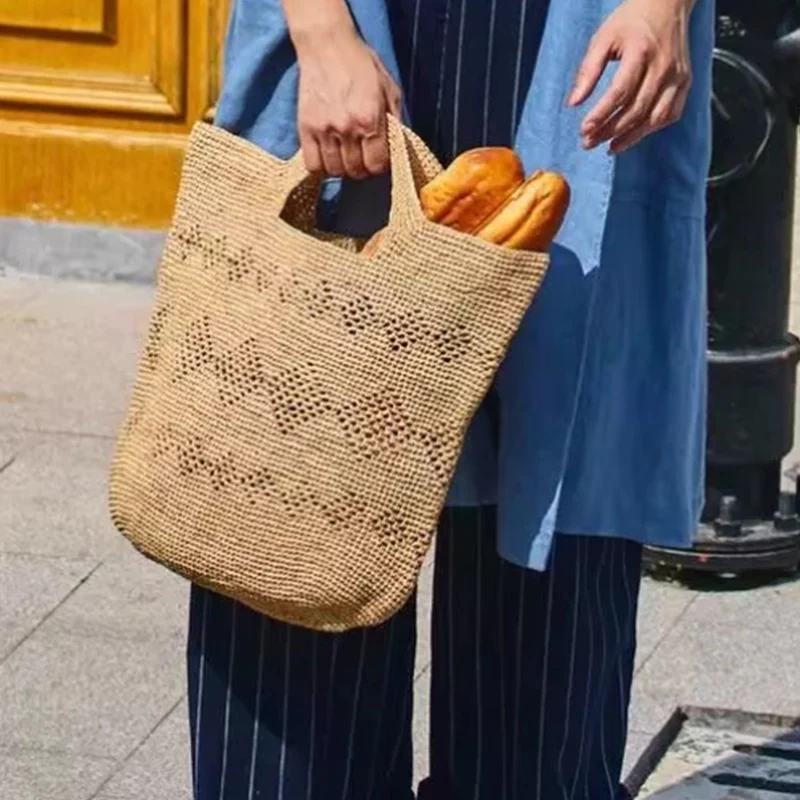 Fashion Casual Large Capacity  - Women'S Raffia Bags 评论和价格