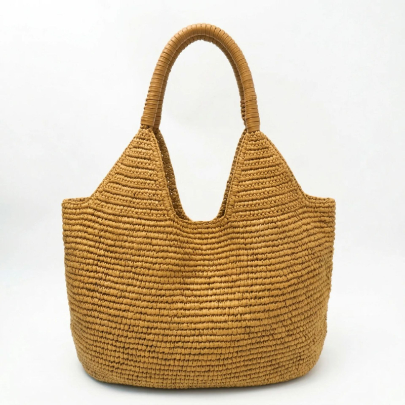 Raffia Woven Straw Shoulder Ba - Women'S Raffia Bags 评论和价格