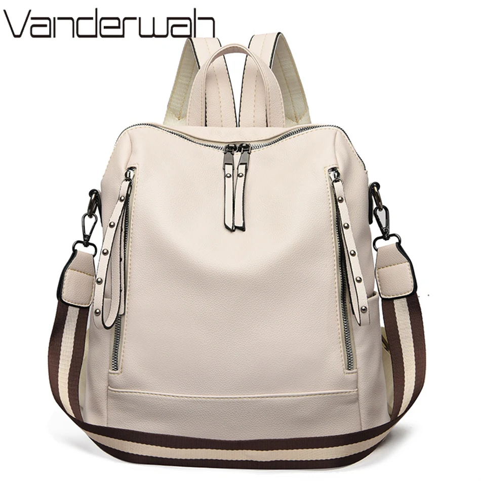Brand Luxury Backpacks Soft Le - Women Bags Branded 评论和价格