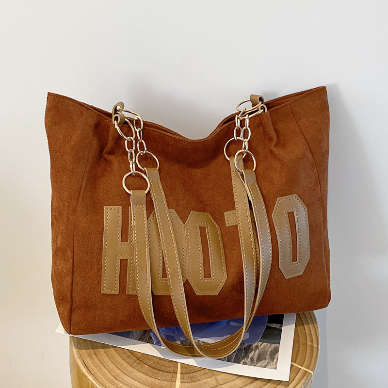 Solid Color Shoulder Bag, Tren - Women Hand Bags For Office 评论和价格