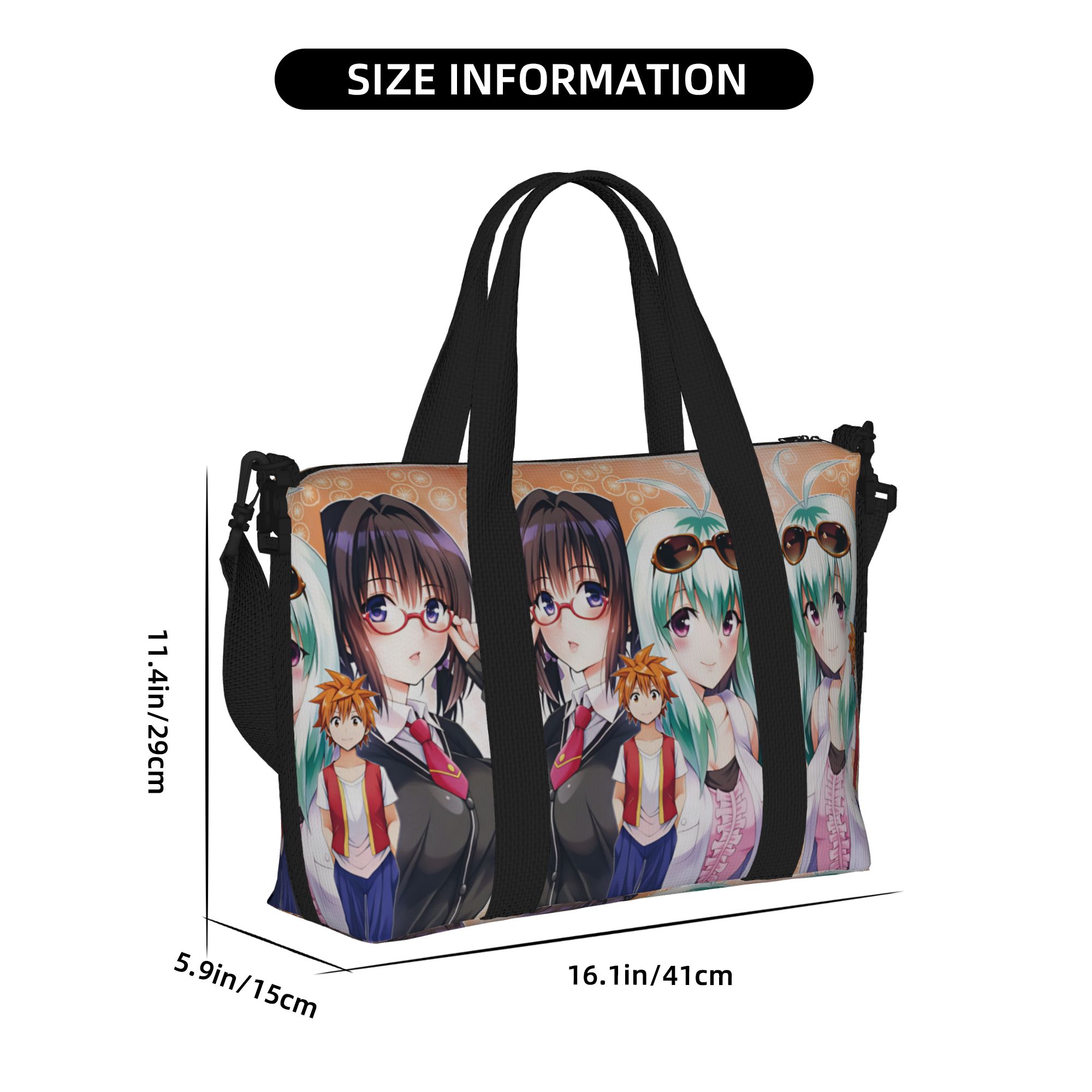 Custom Anime T-To L-Love R-Ru  - Women Bags Ru 评论和价格